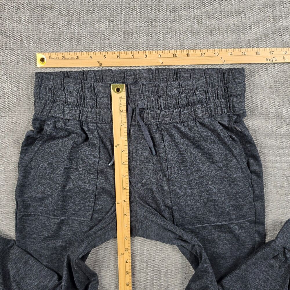 Mondetta Womens L Gray Space Dye Knit Joggers Pants Drawstring Athletic Stretch - Picture 6 of 8